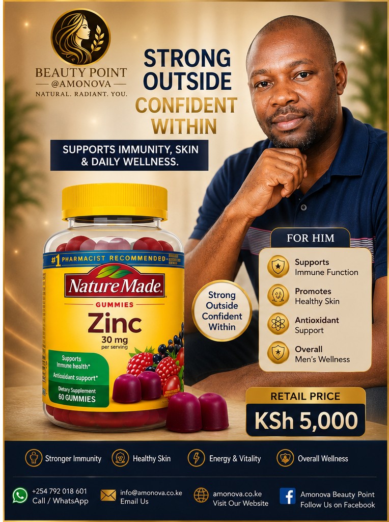 Nature Made Zinc Gummies 30 mg (60 Gummies)