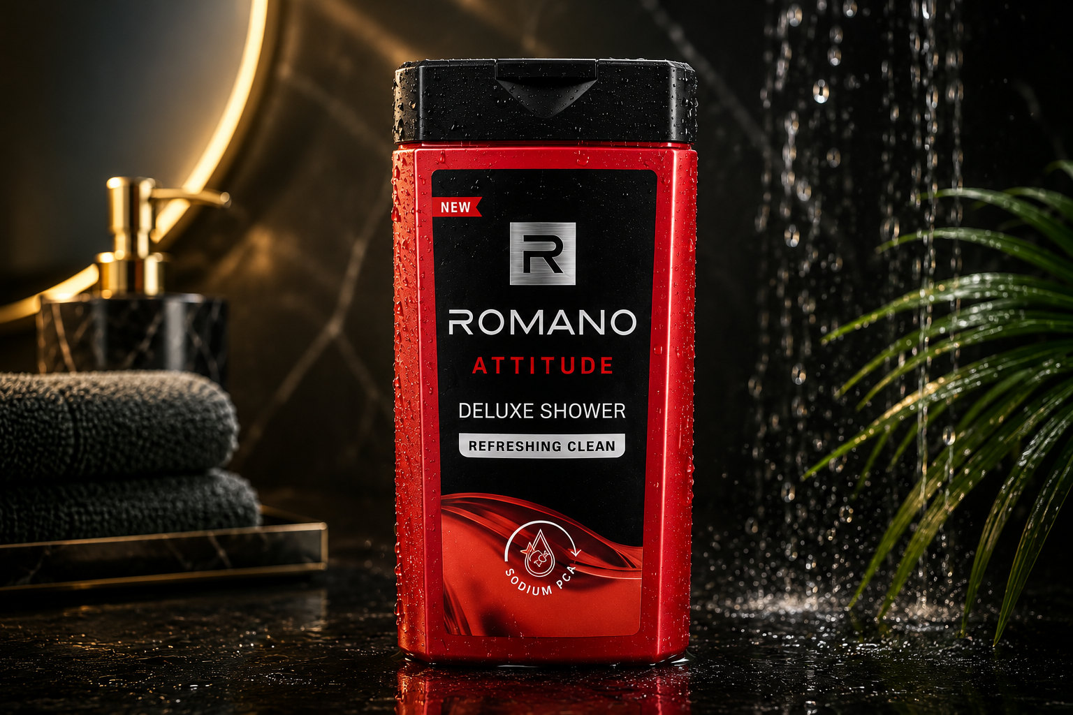 Romano Deluxe Shower Collection.