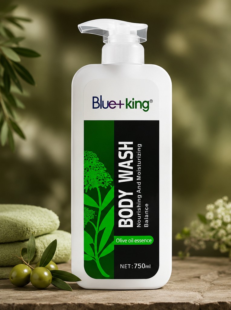 Blue+King Nourishing Body Wash Collection.