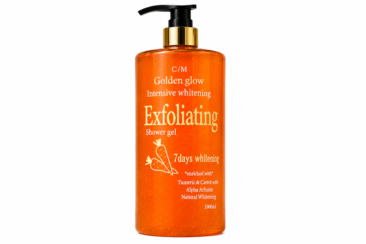 Golden Glow Intensive Whitening Exfoliating Shower Gel