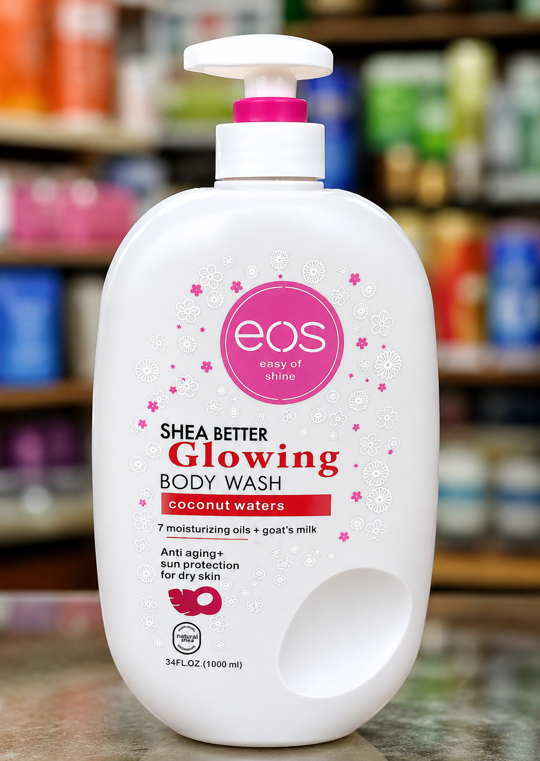 EOS Shea Better Glowing Body Wash – Coconut Waters