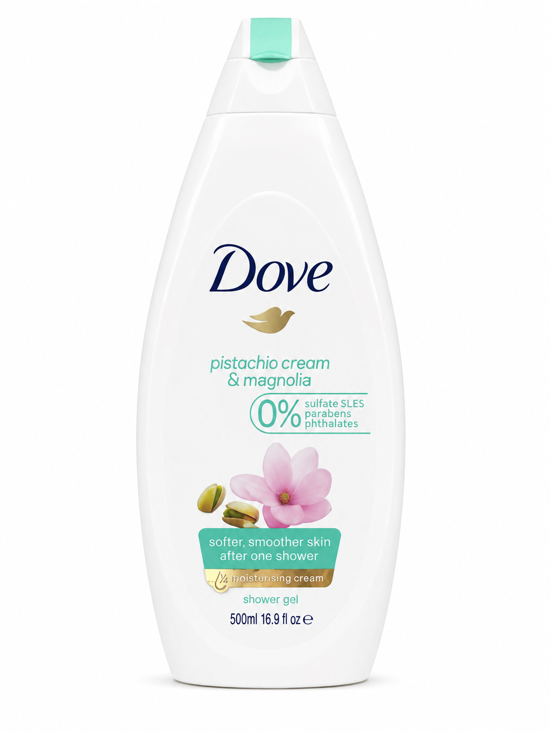 Dove Pistachio Cream & Magnolia Shower Gel – 500ml