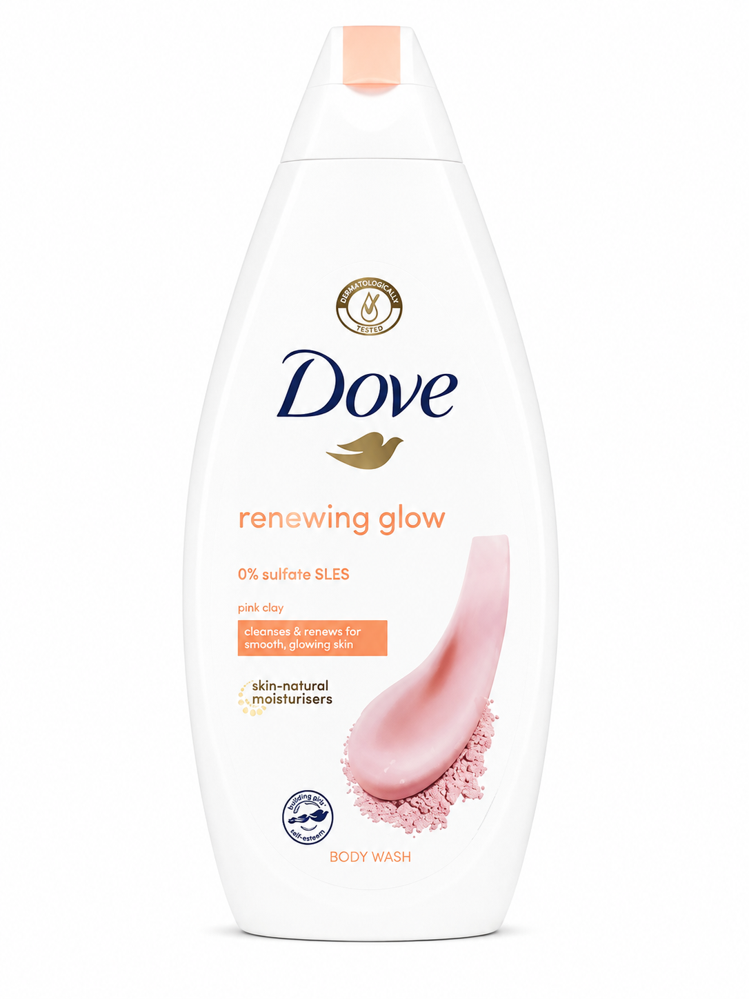 Dove Renewing Glow Pink Clay Body Wash – 500ml