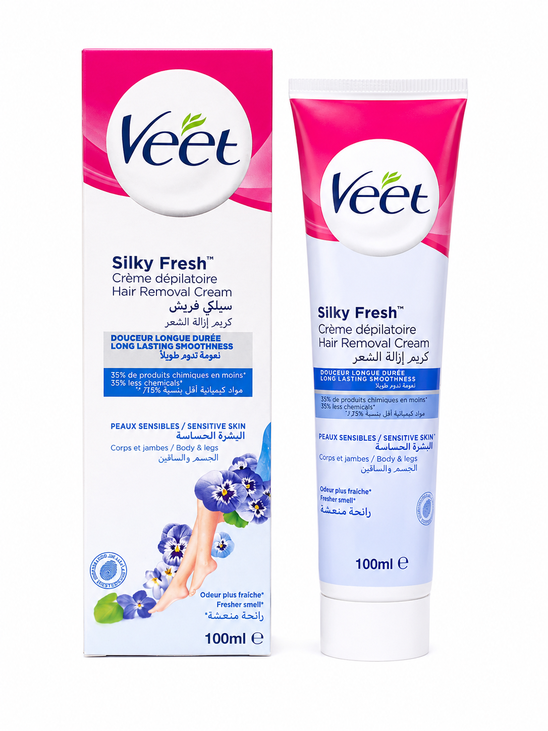 Veet Silky Fresh Hair Removal Cream – Sensitive Skin – 100ml