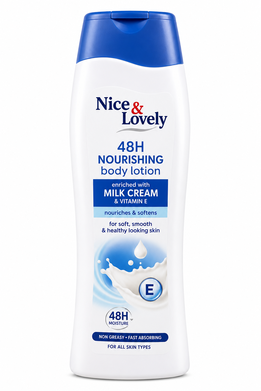Nice & Lovely 48H Nourishing Body Lotion – Milk Cream & Vitamin E