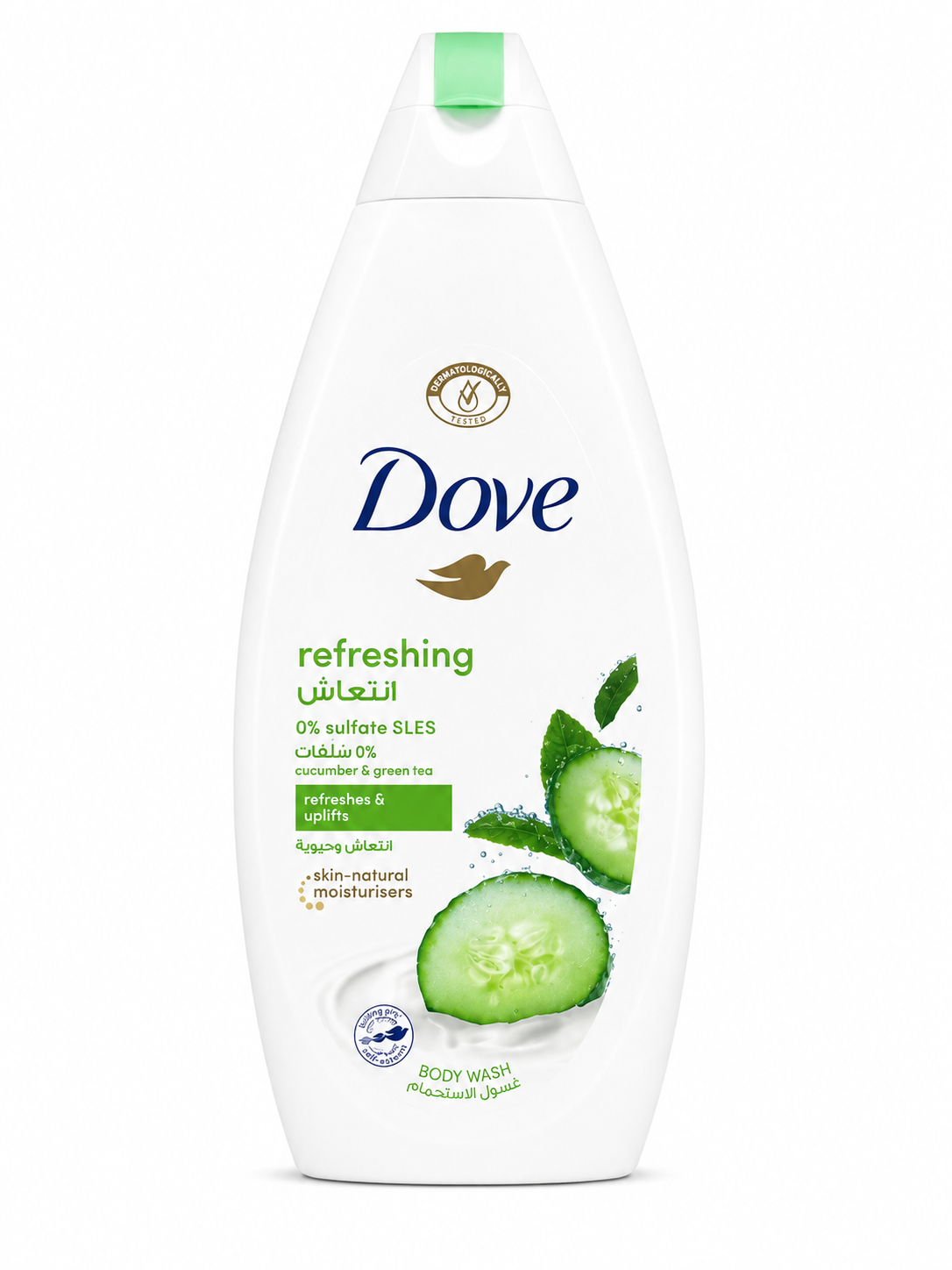 Dove Refreshing Cucumber & Green Tea Body Wash – 500ml
