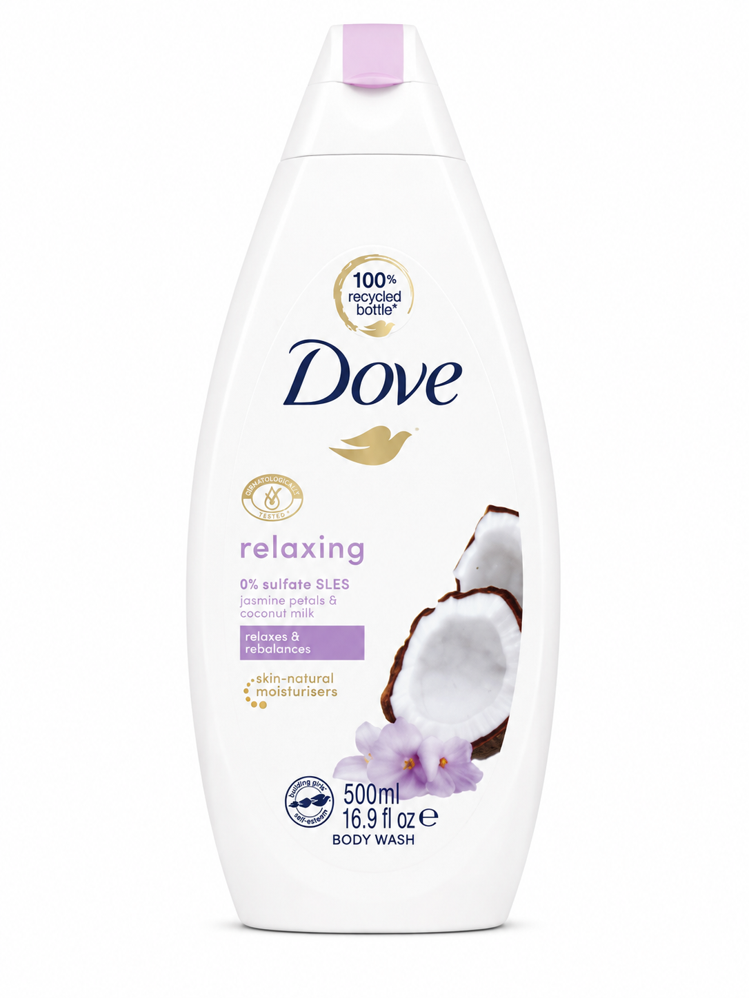 Dove Relaxing Jasmine Petals & Coconut Milk Body Wash – 500ml