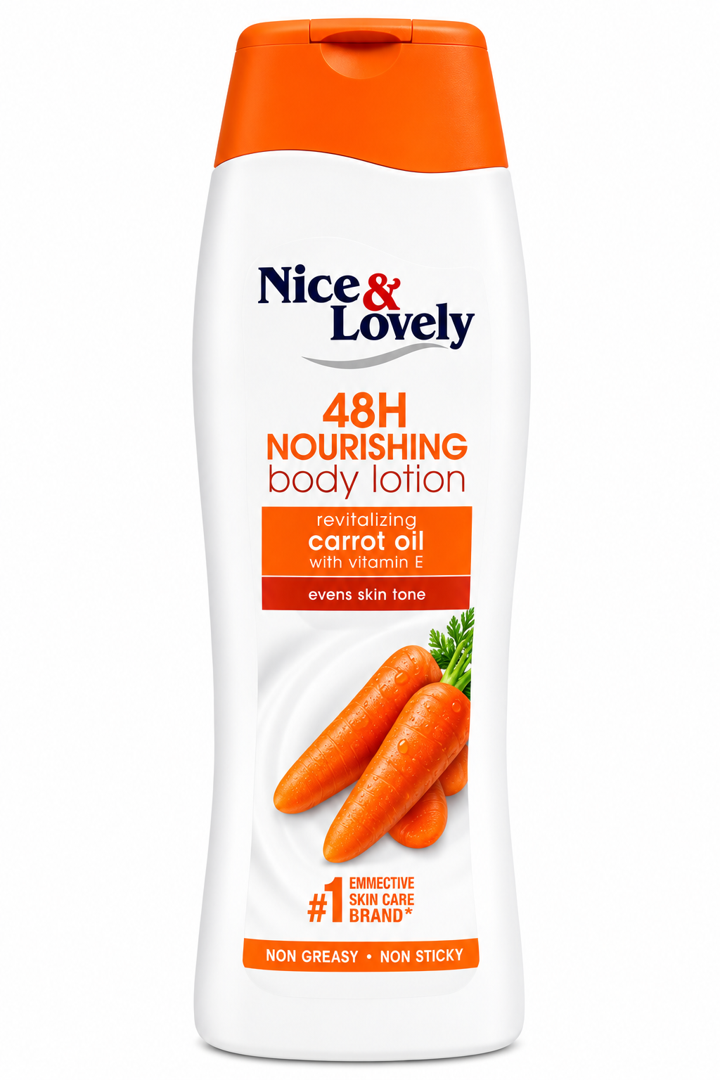 Nice & Lovely 48H Nourishing Body Lotion – Carrot Oil & Vitamin E