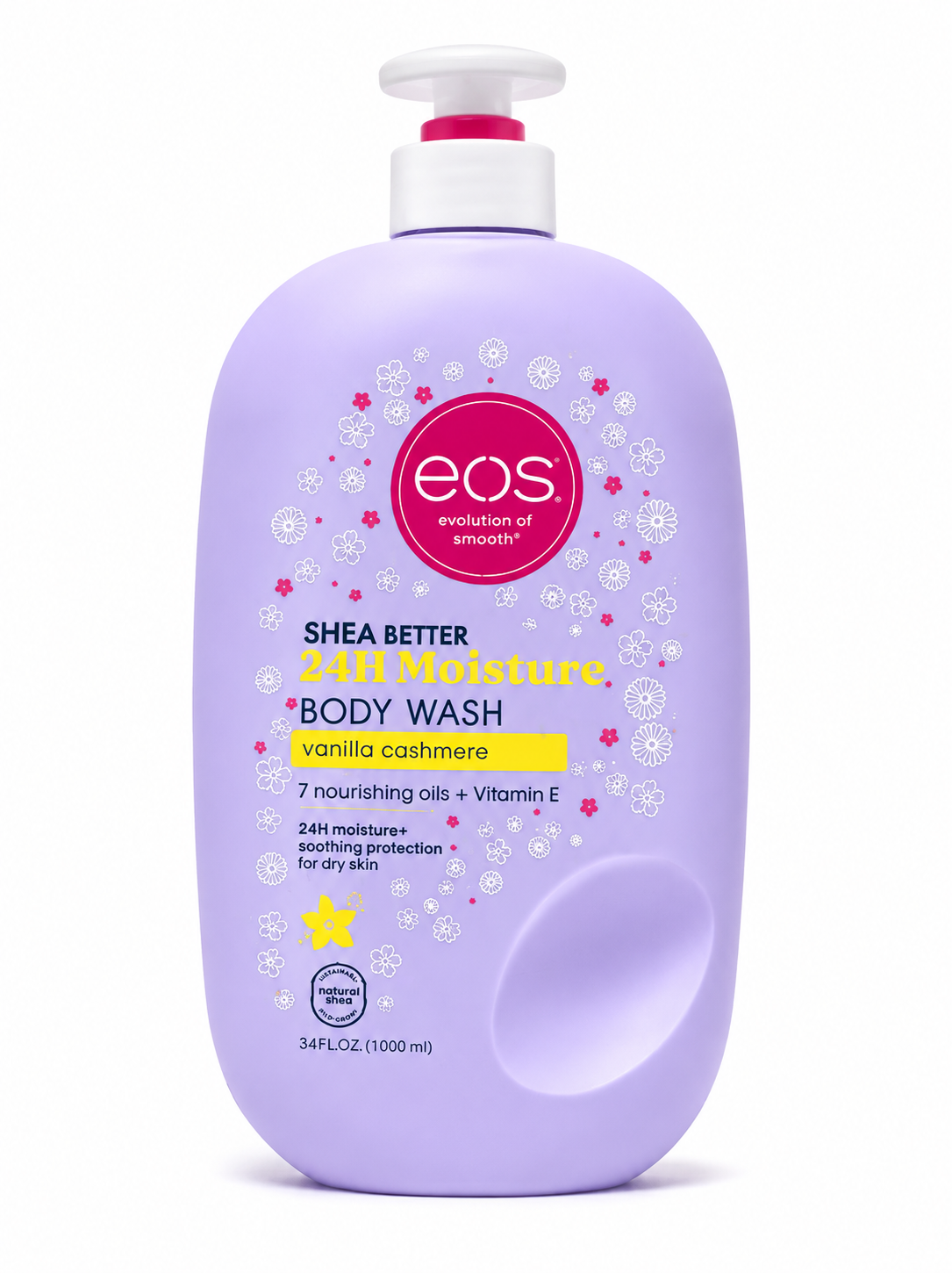 EOS Shea Better 24H Moisture Body Wash – Vanilla Cashmere, 1000ml
