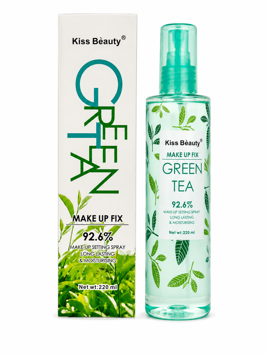 Kiss Beauty Green Tea Make Up Fix Setting Spray 220ml