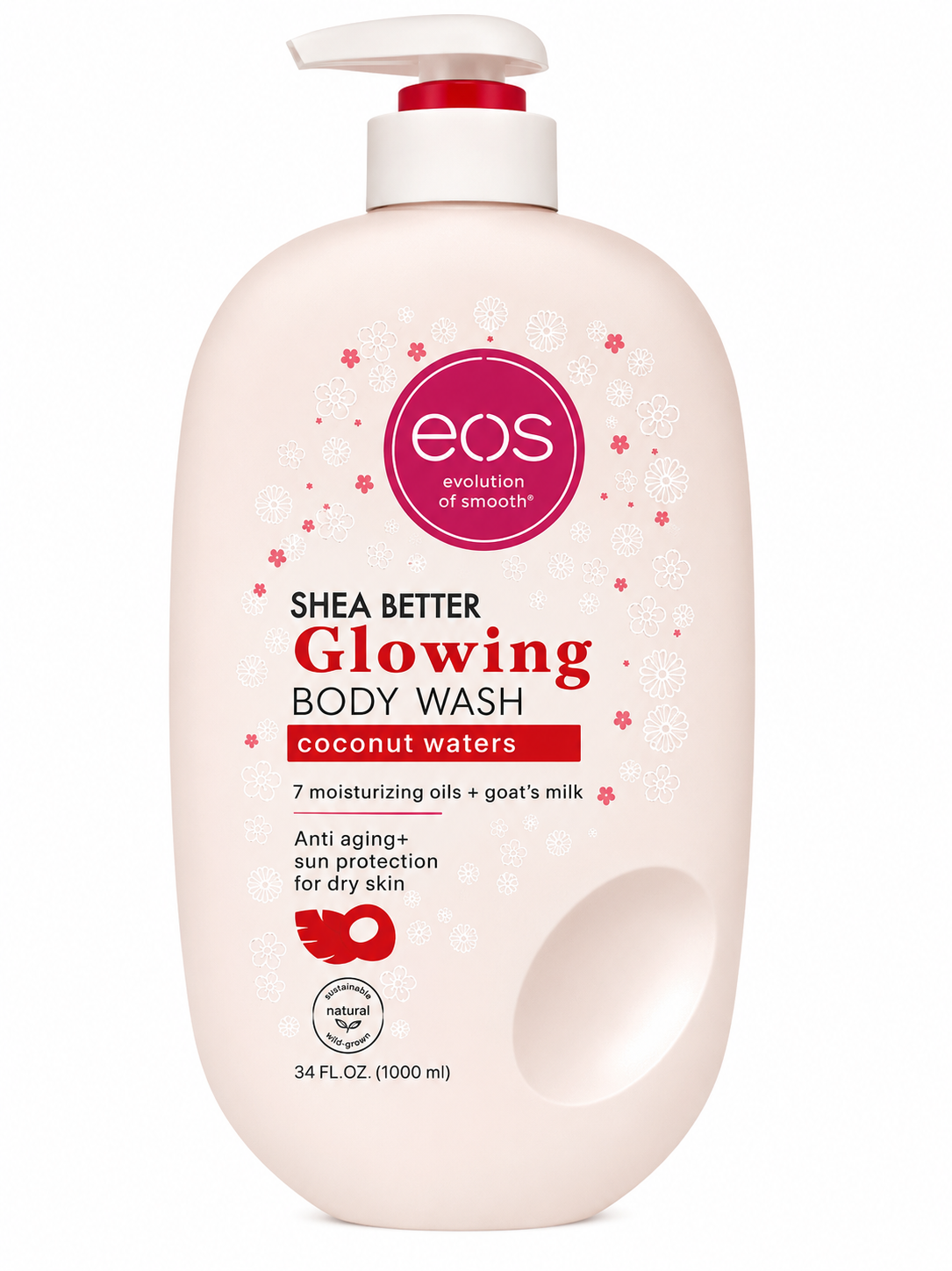 EOS Shea Better Glowing Body Wash – Coconut Waters – 1000ml