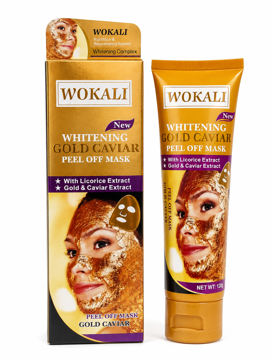WOKALI Whitening Gold Caviar Peel-Off Mask